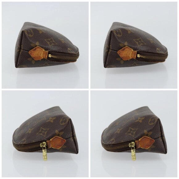 LOUIS VUITTON Monogram Pochette Cosmetic PM Cosmetic Pouch M47515 LV Auth 148054 - Picture 16 of 16